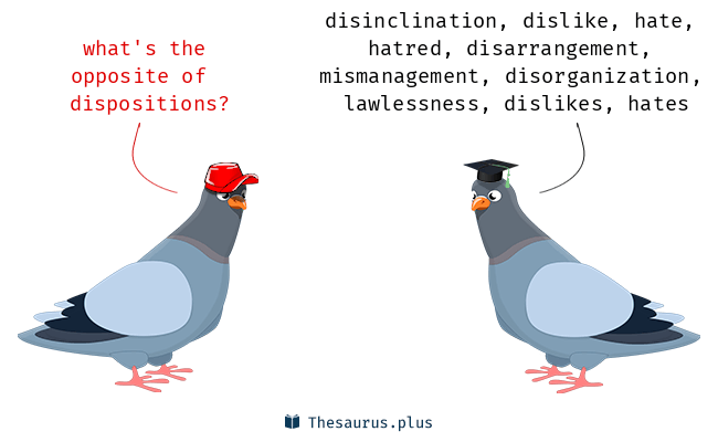 disposition antonyms