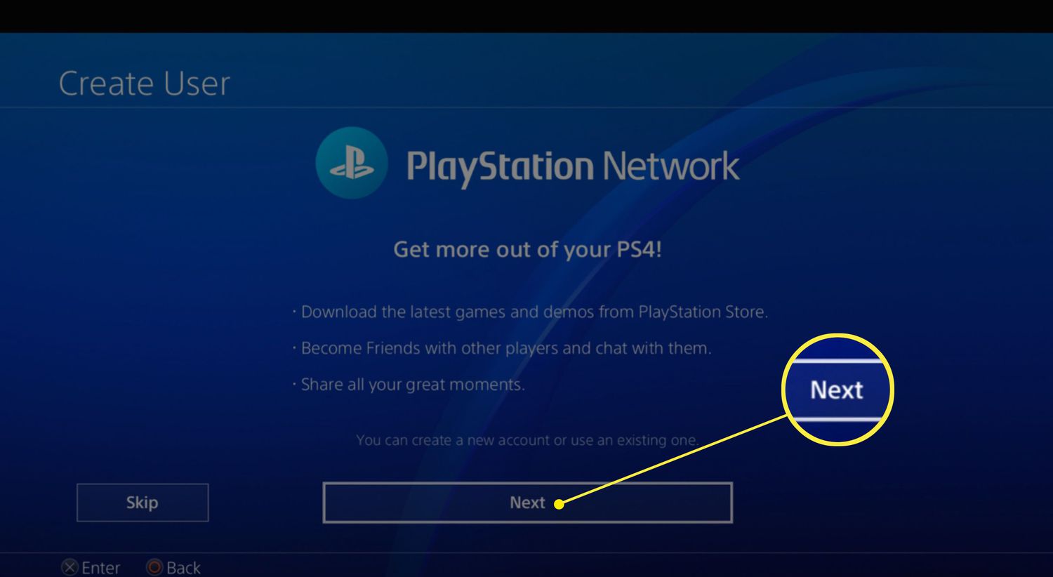 create account psn ps4