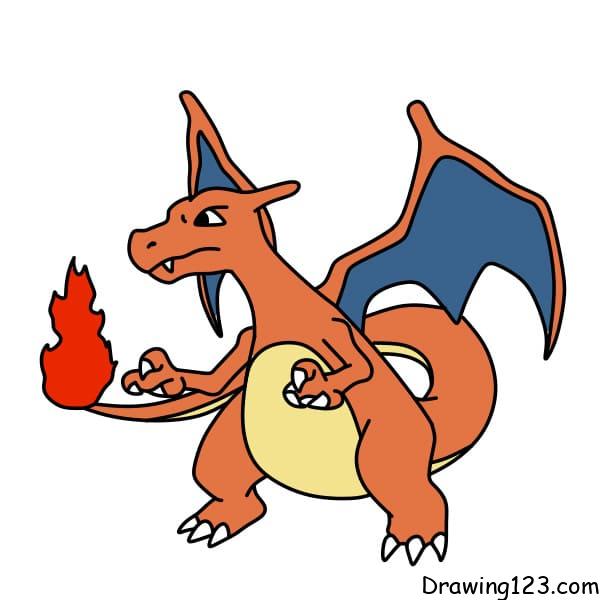 how do you draw charizard