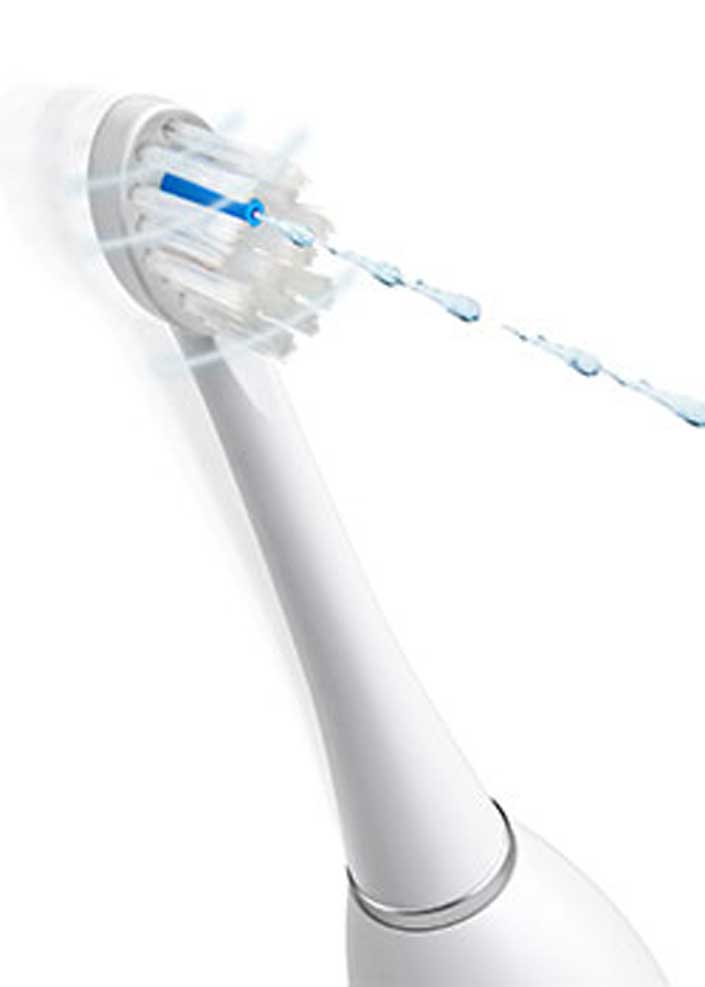 electric toothbrush with waterpik