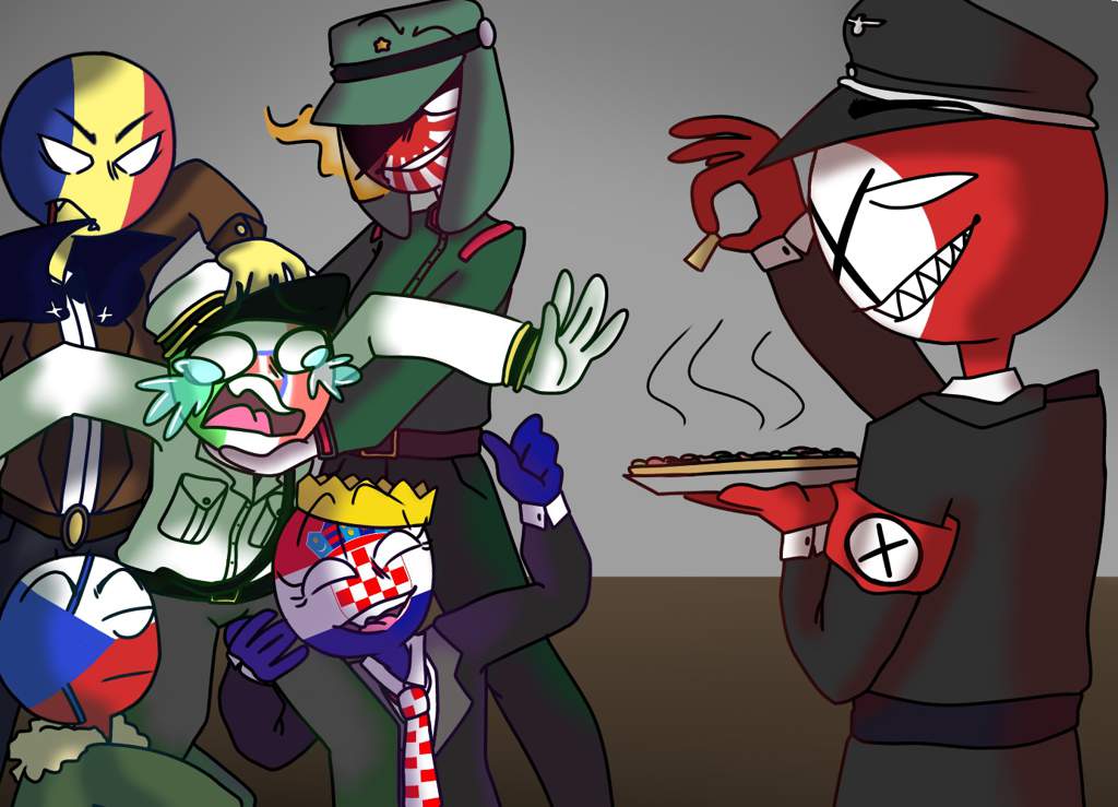 axis powers countryhumans