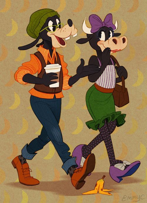 goofy and clarabelle cow