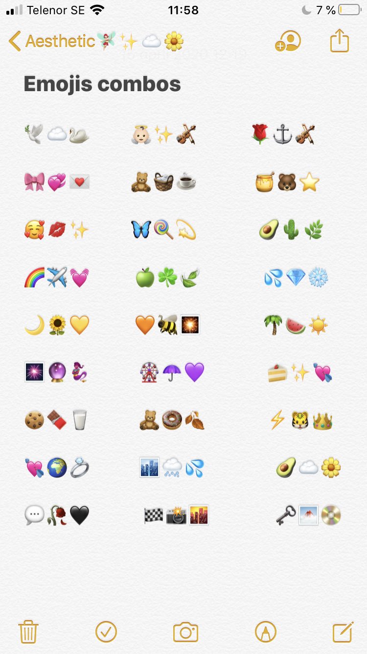 aesthetic emojis