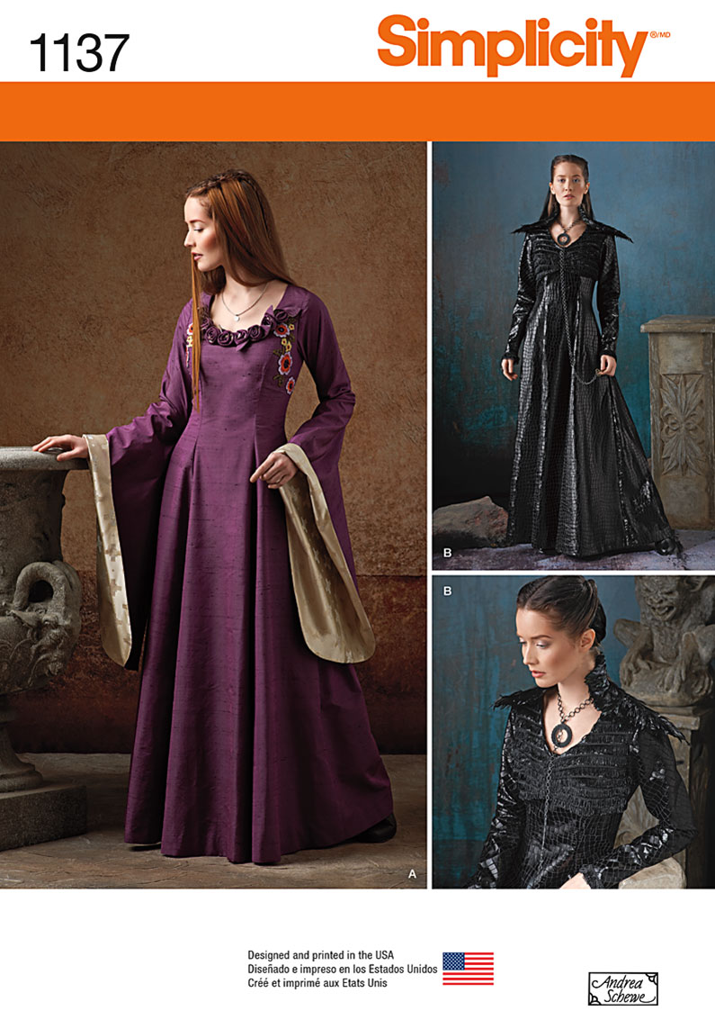 medieval dress sewing pattern