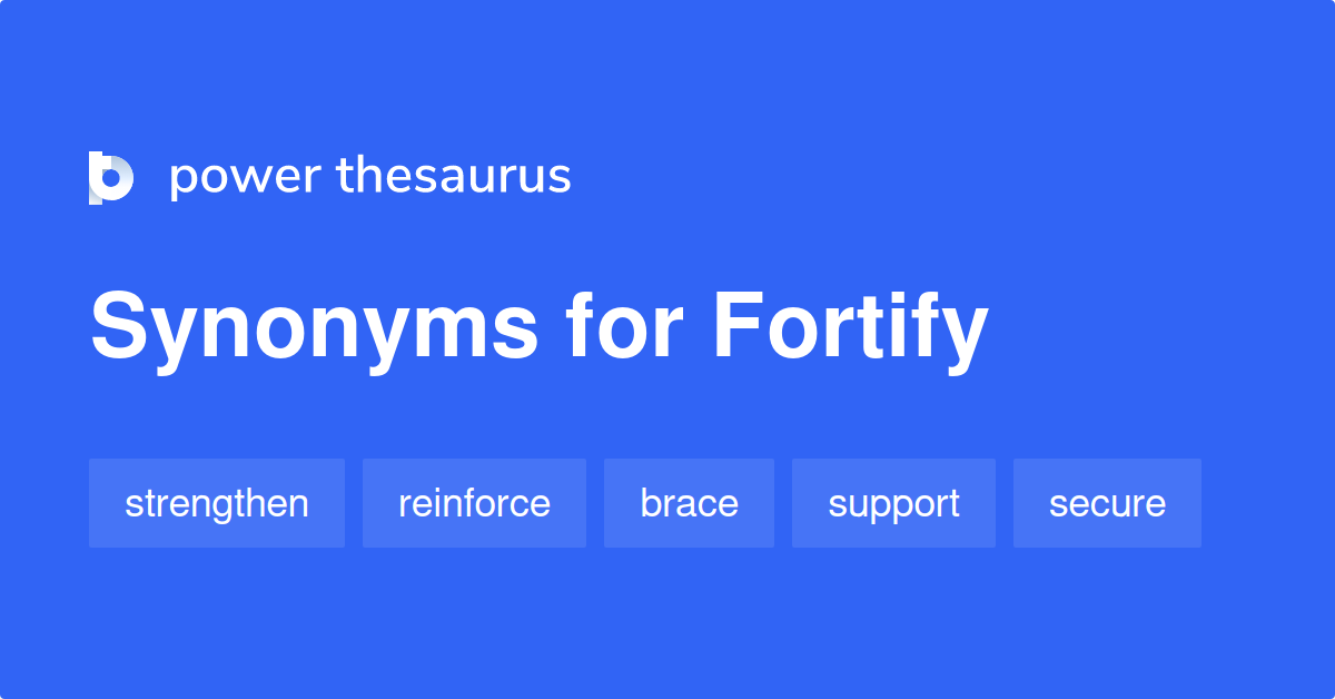 fortification synonym