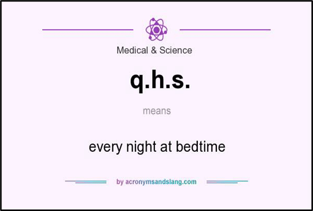 qhs pharmacy abbreviation