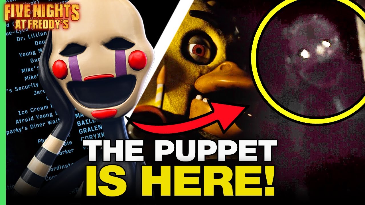 puppet five nights at freddys