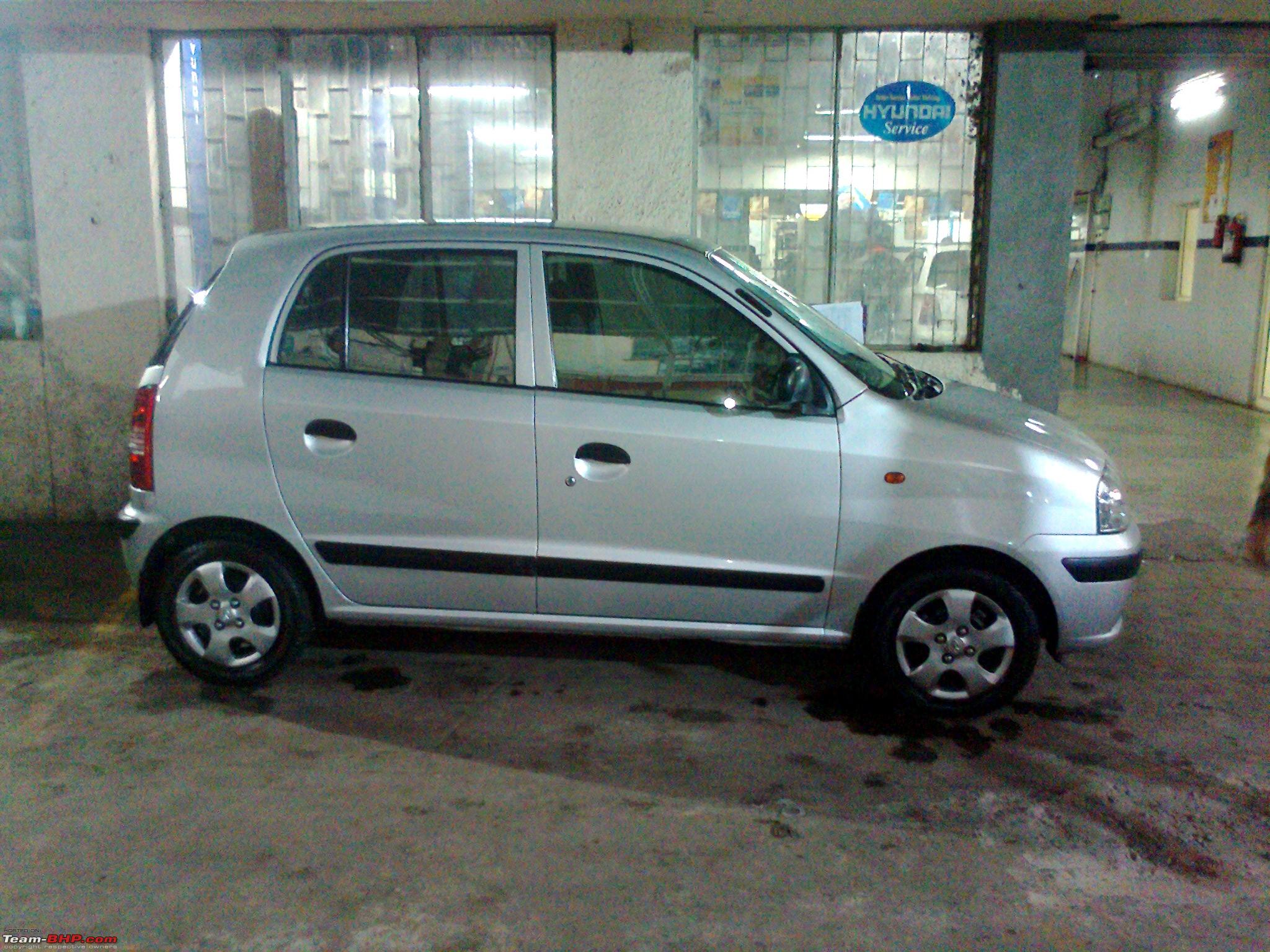 santro xing 2007 mileage