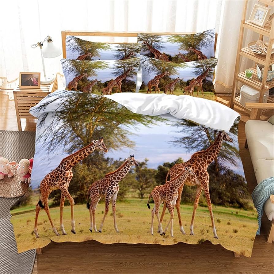 giraffe bedding double