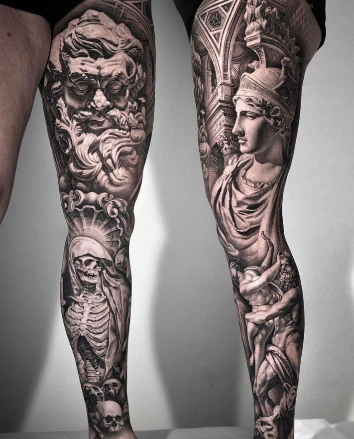 greek mythology gods tattoos