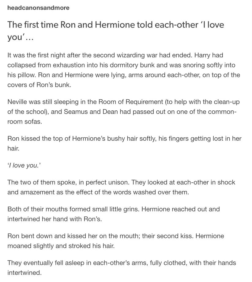 ron and hermione fanfic