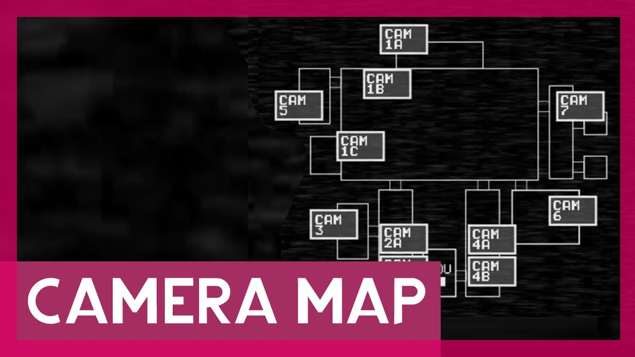 five nights at freddys camera map