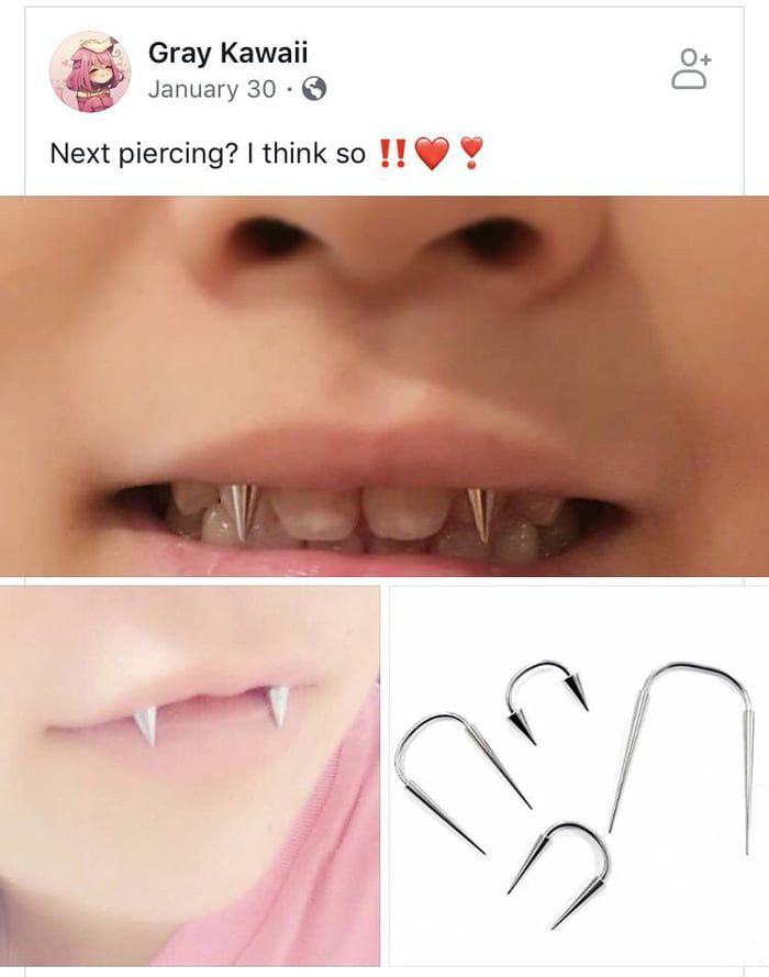 fang piercings