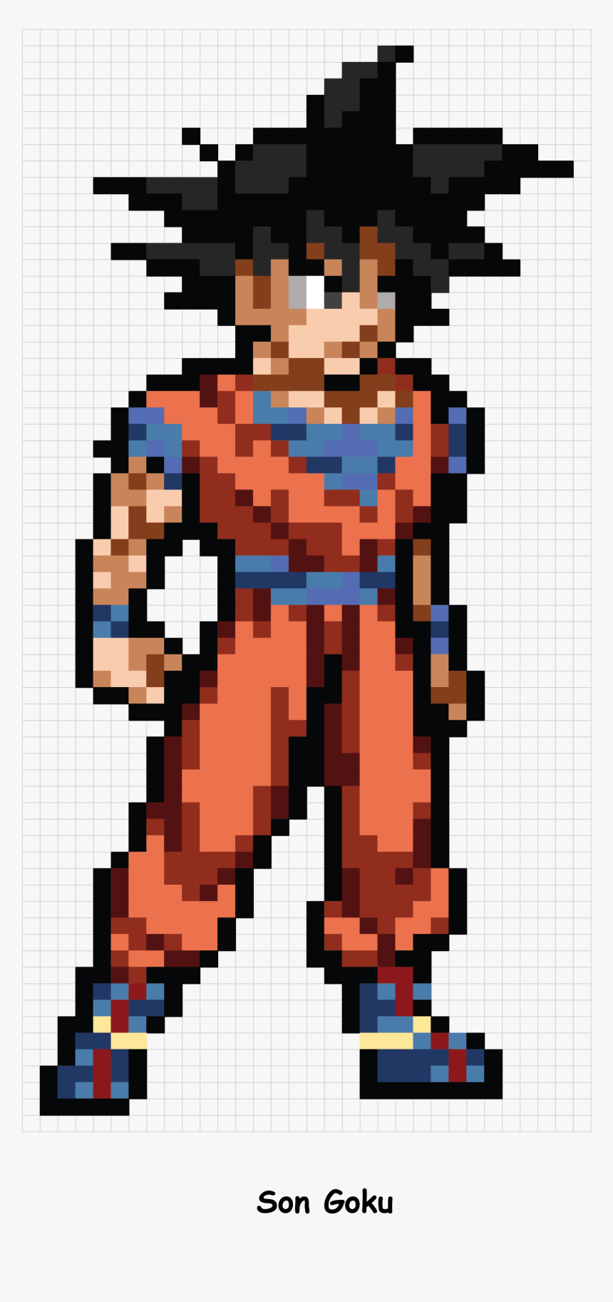 goku pixel png