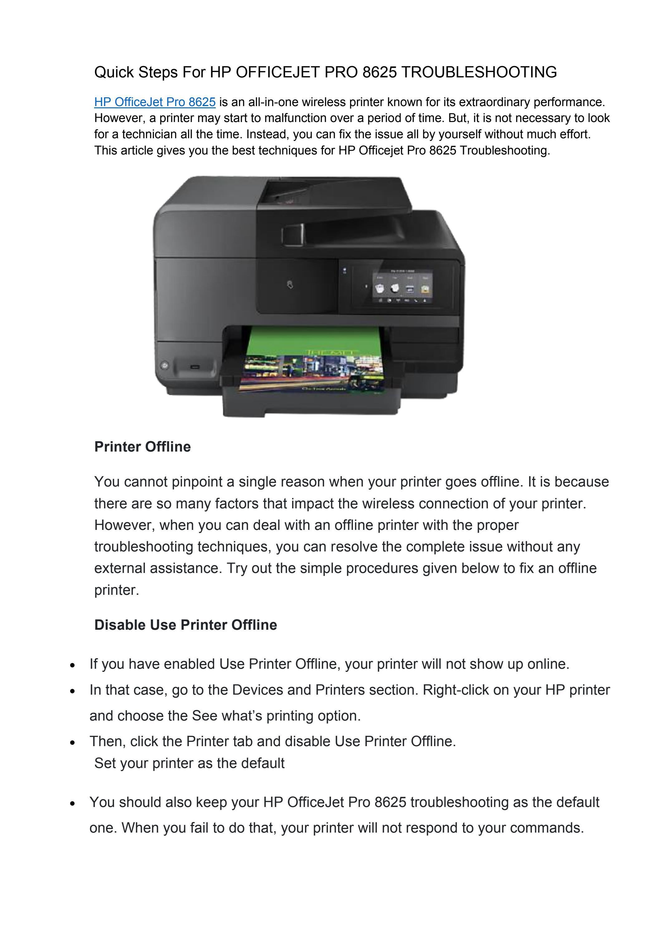 hp 8625 printer