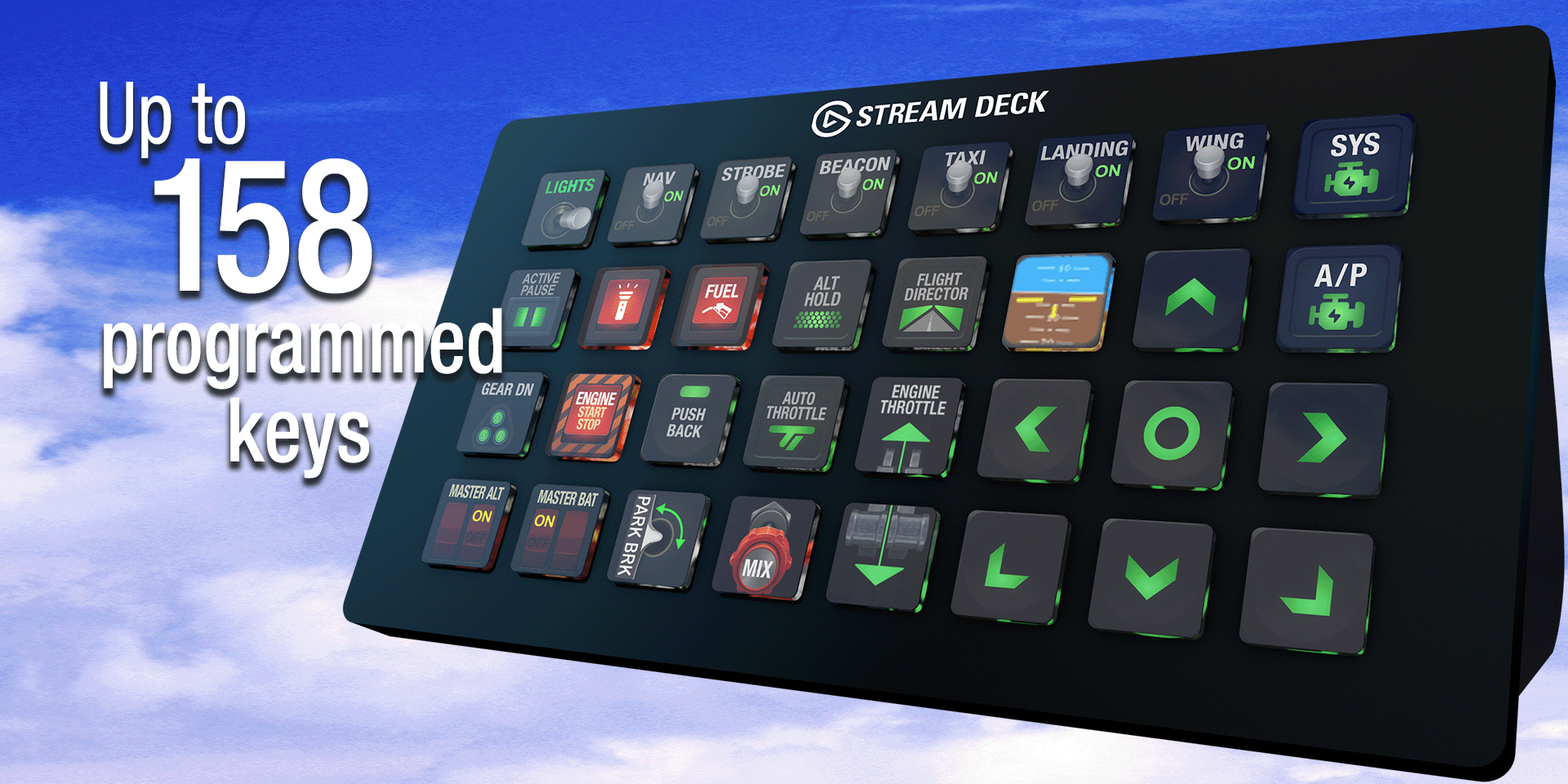 stream deck flight sim