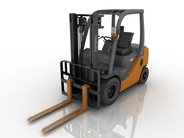 forklift 3d model free