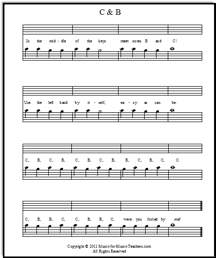 piano song notes