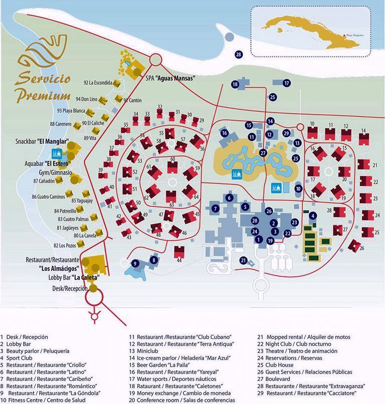 hotel holguin map