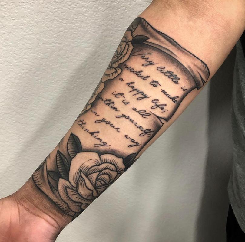 scroll tattoos