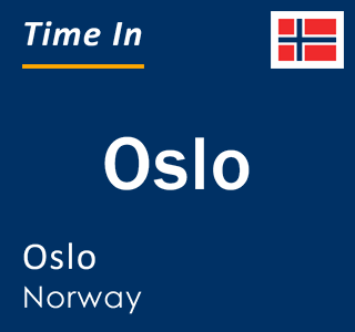 current time in oslo norway