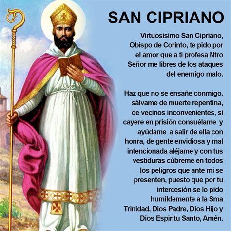 oracion a san cipriano