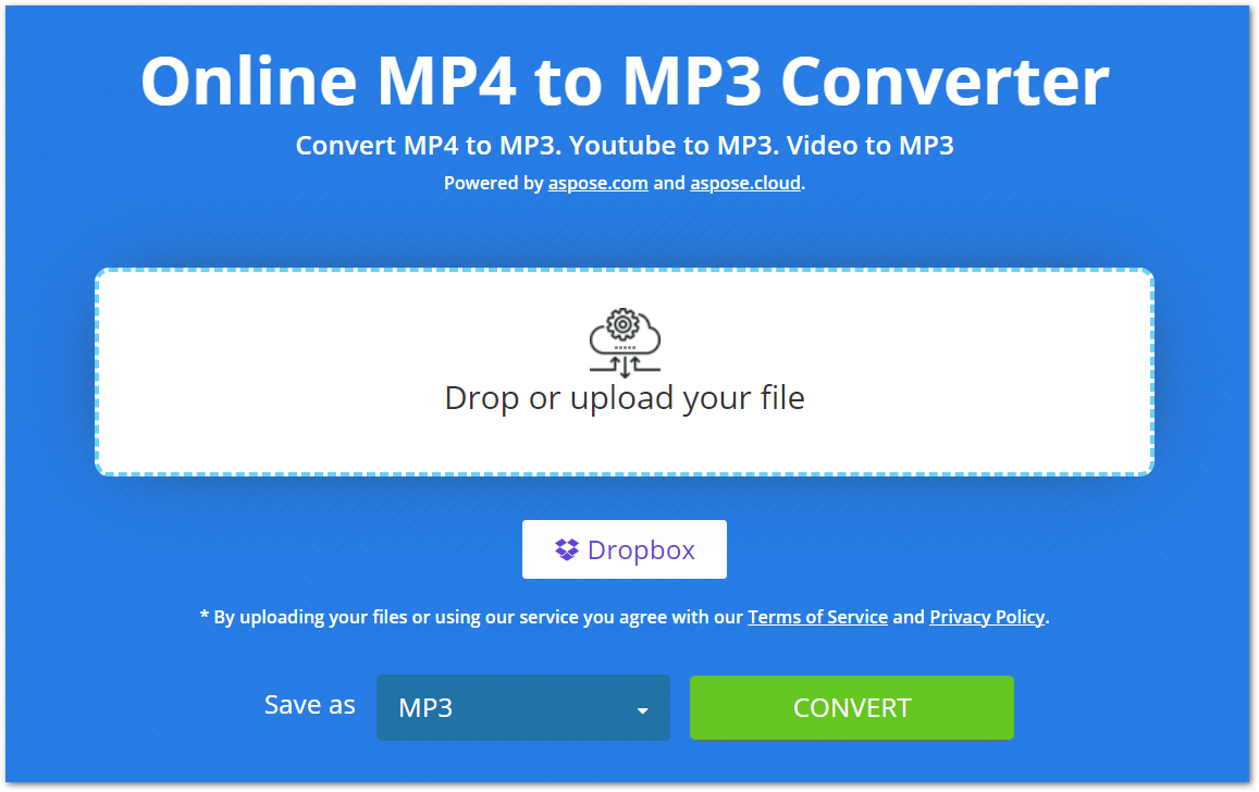 online video to audio mp3 converter