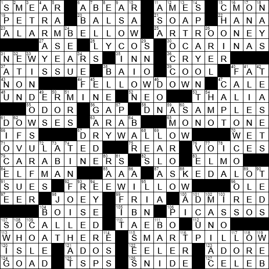 wind instrument crossword clue