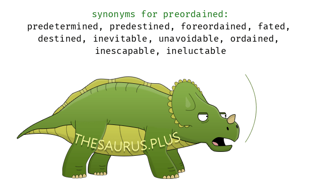 preordained synonym