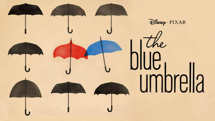 the blue umbrella pixar completo