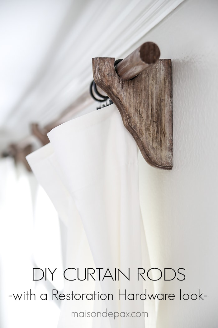 wood curtain rod