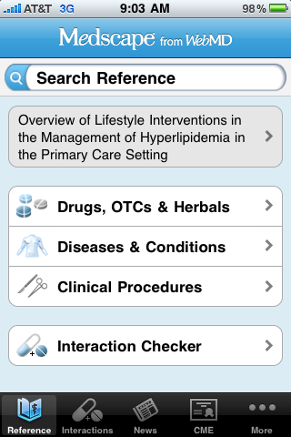 medscape drug interaction checker