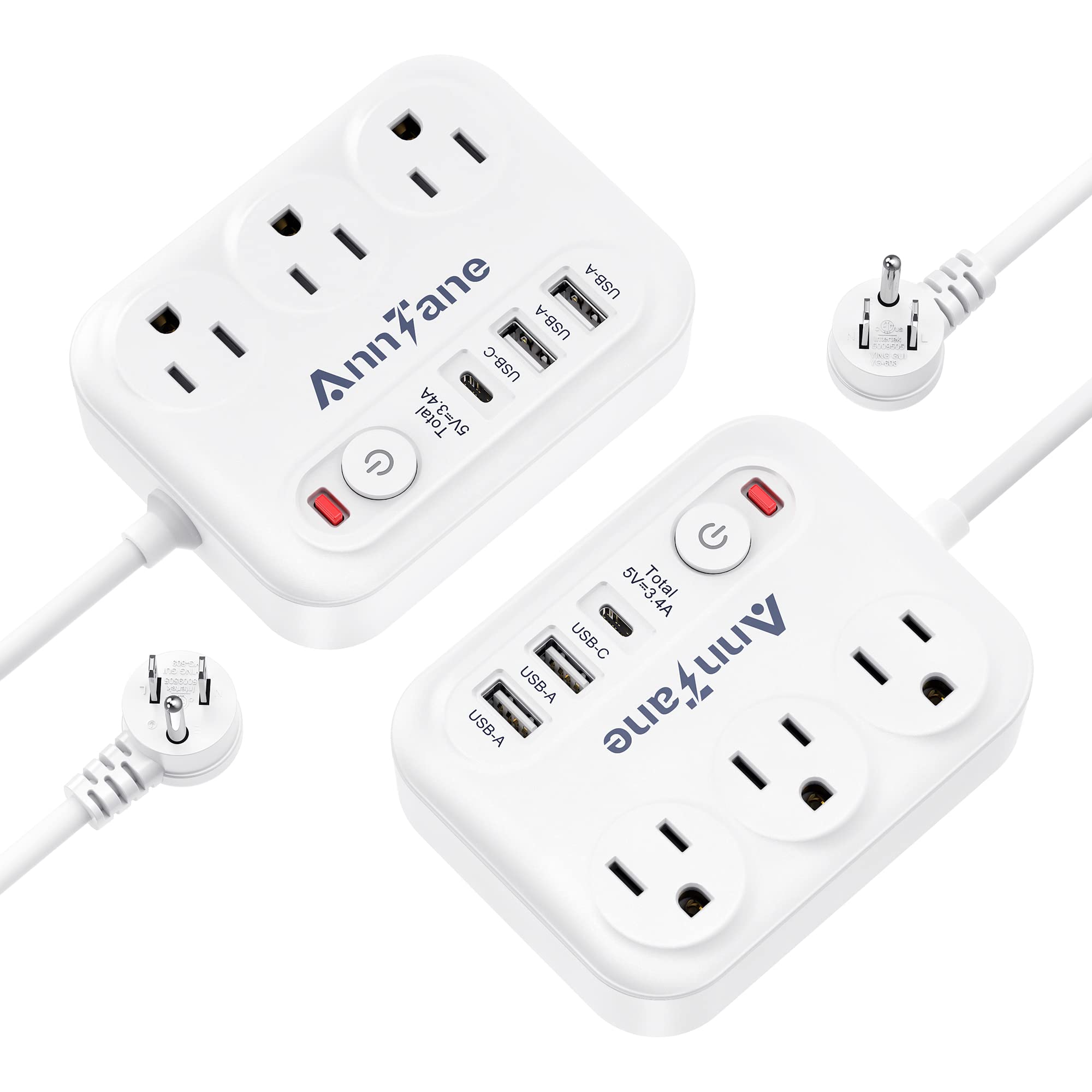 power strip with multiple usb-c ports