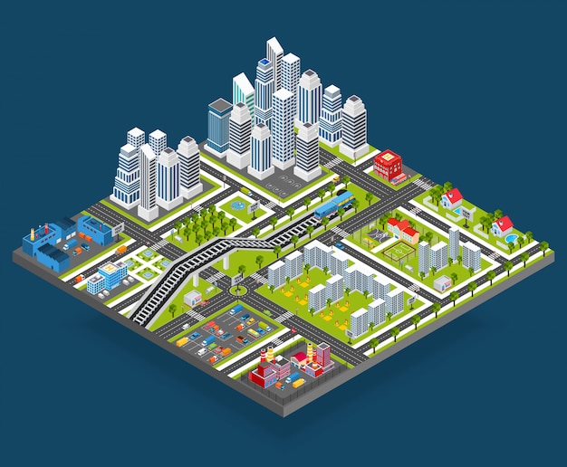 isometric city