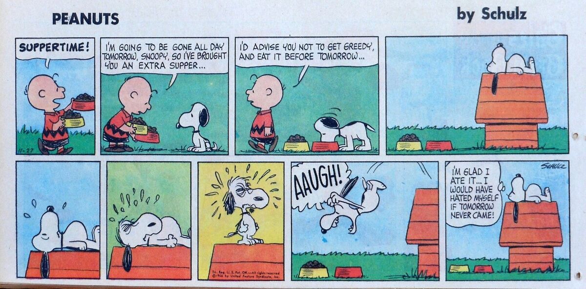 snoopy comic strip