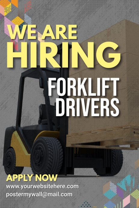 hiring for forklift operator