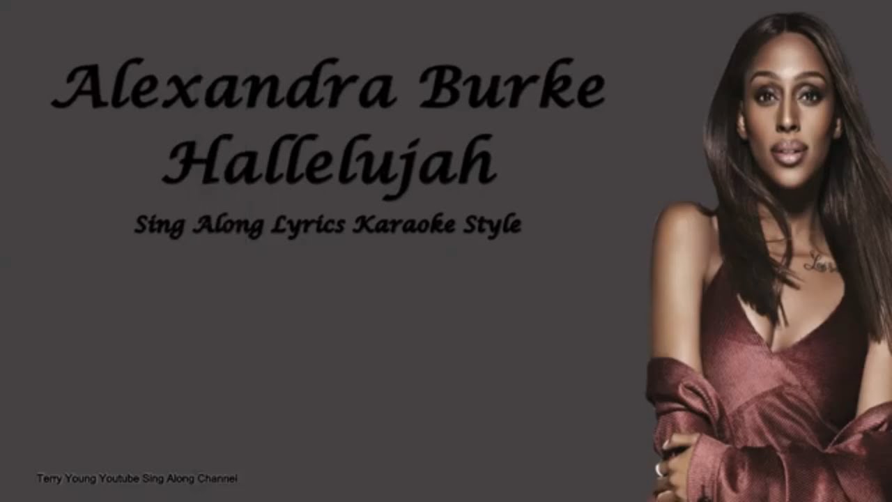 alexandra burke hallelujah lyrics