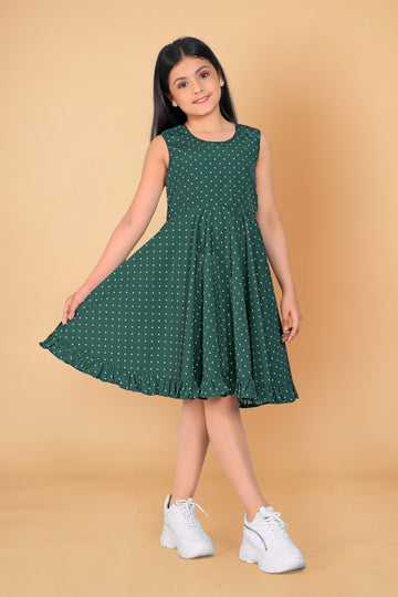 knee length frocks for girls