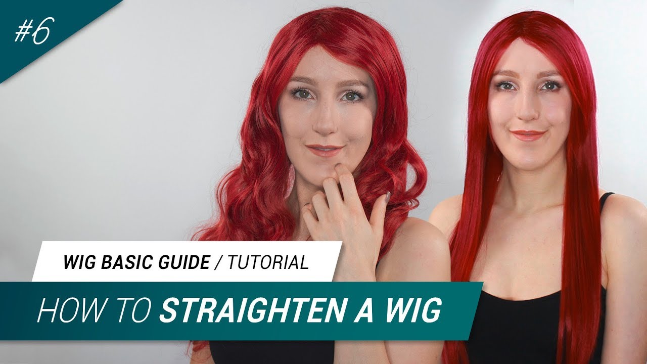 can you straighten a synthetic wig