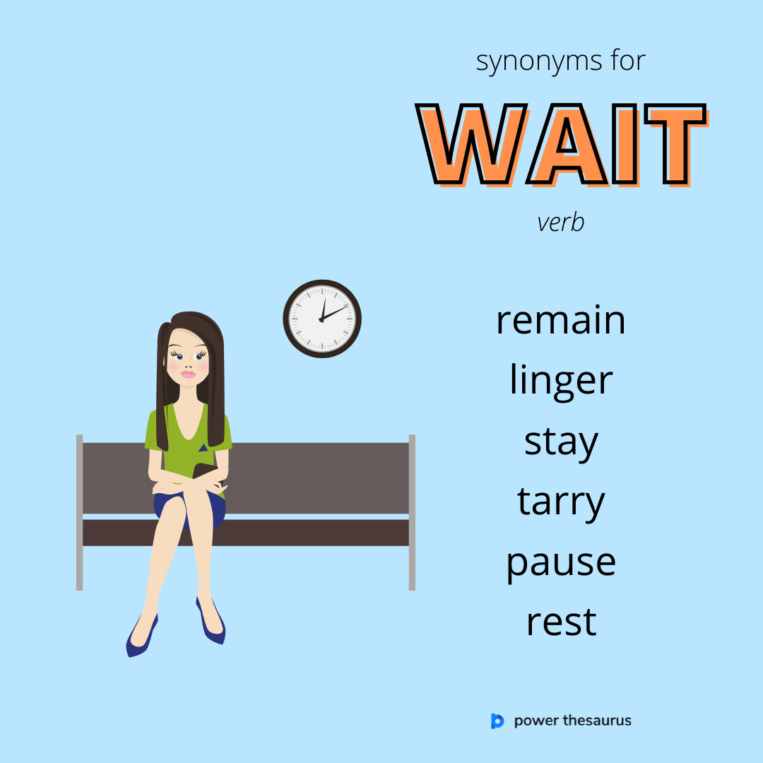 synonym for wait