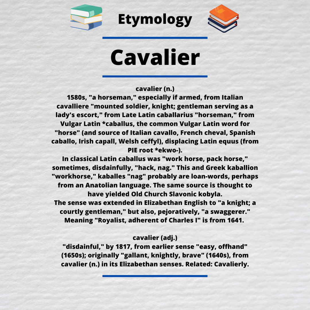 define cavalier