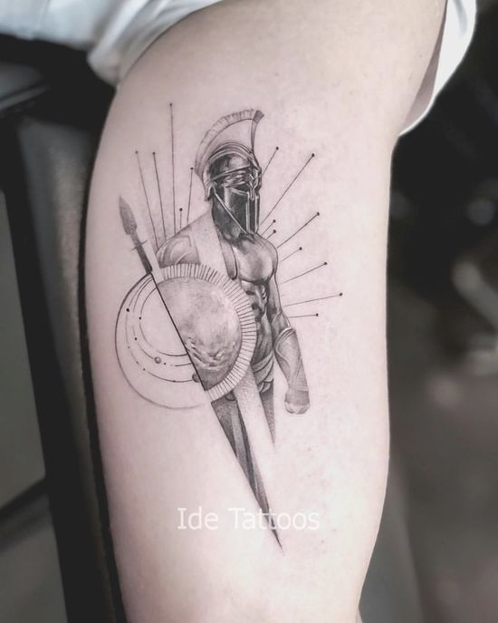 ares god tattoo