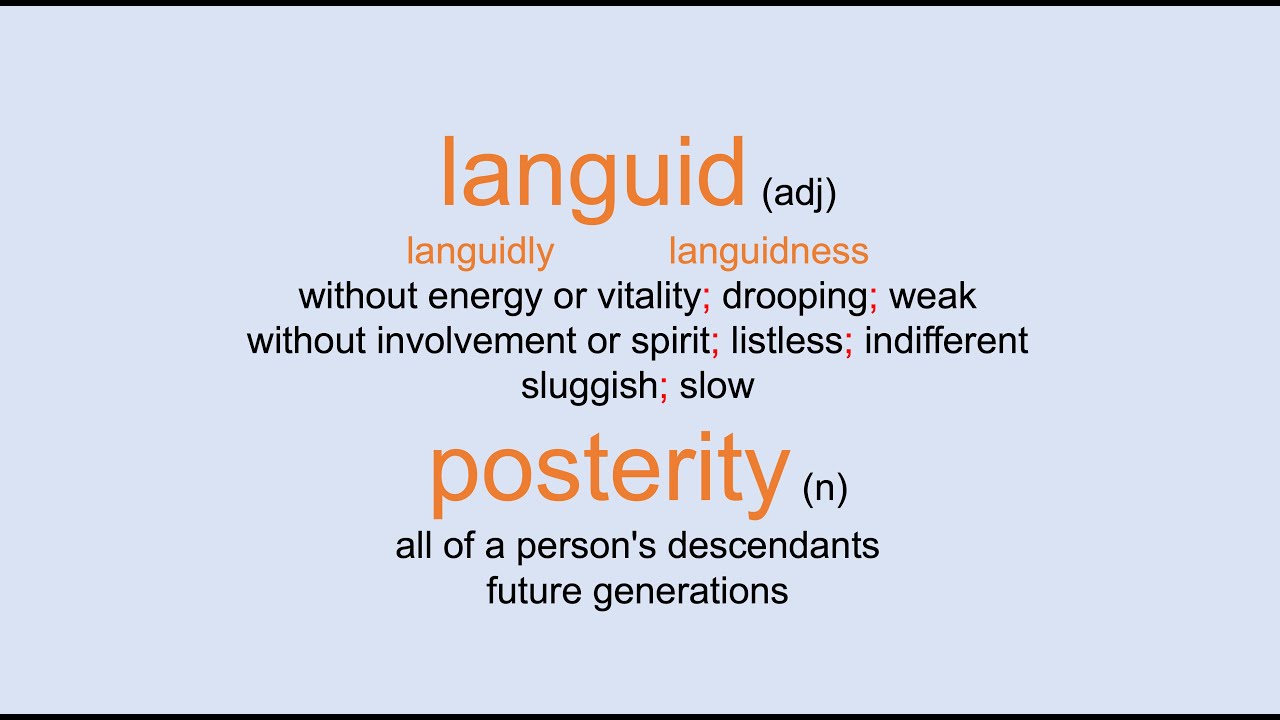 definition languid