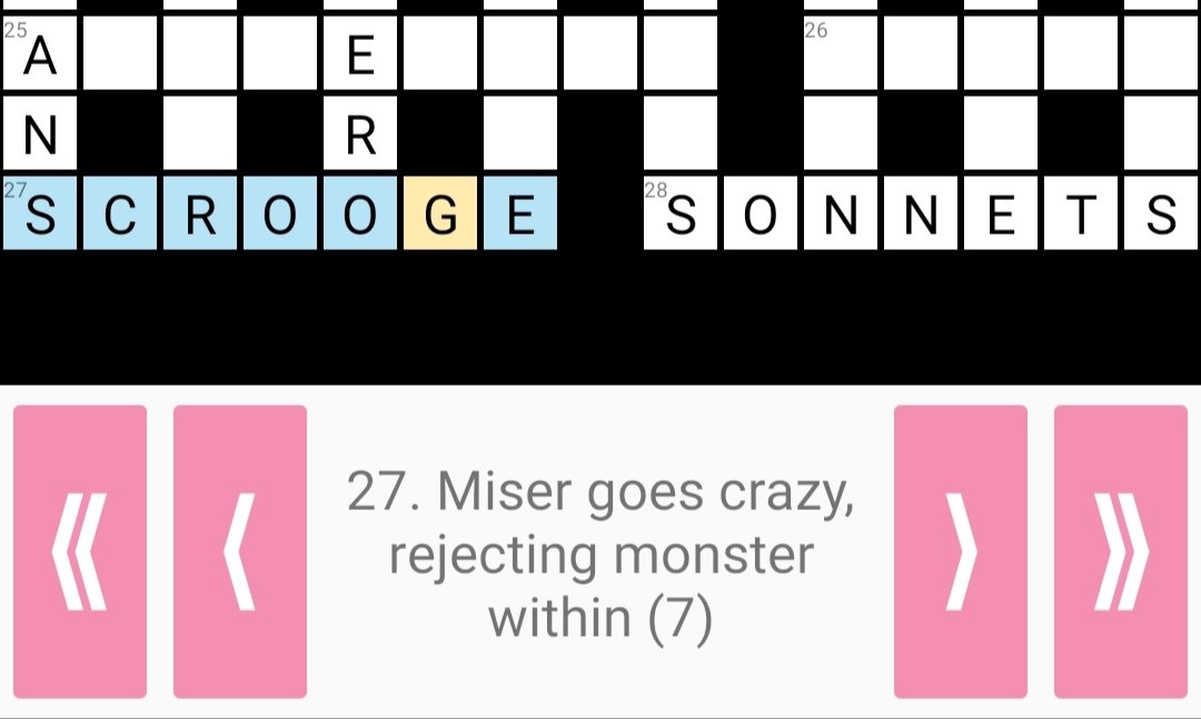 rejecting crossword clue