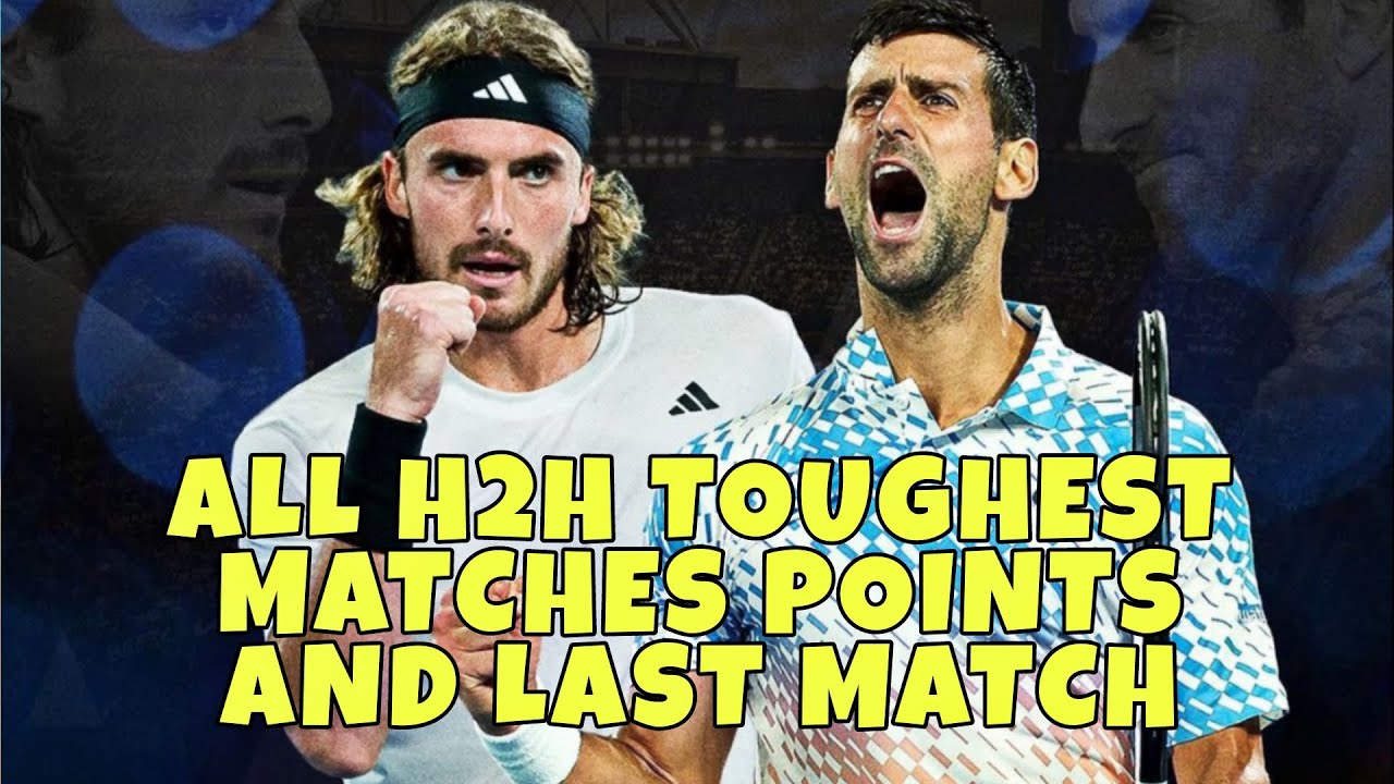 djokovic vs tsitsipas h2h