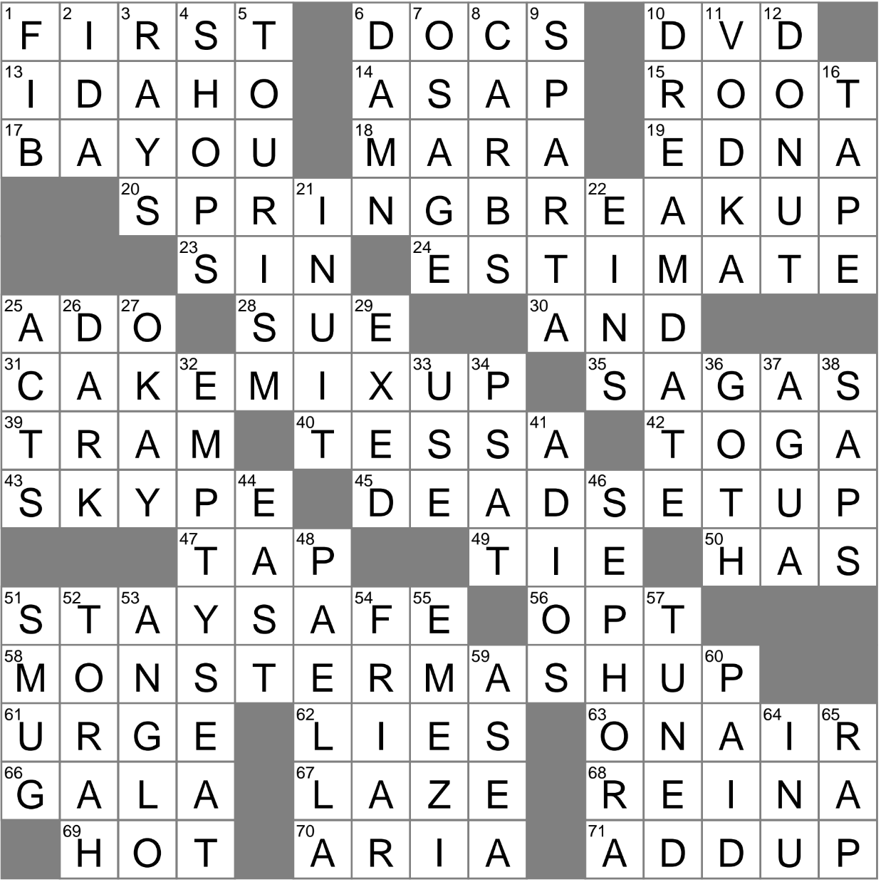 provided for crossword clue