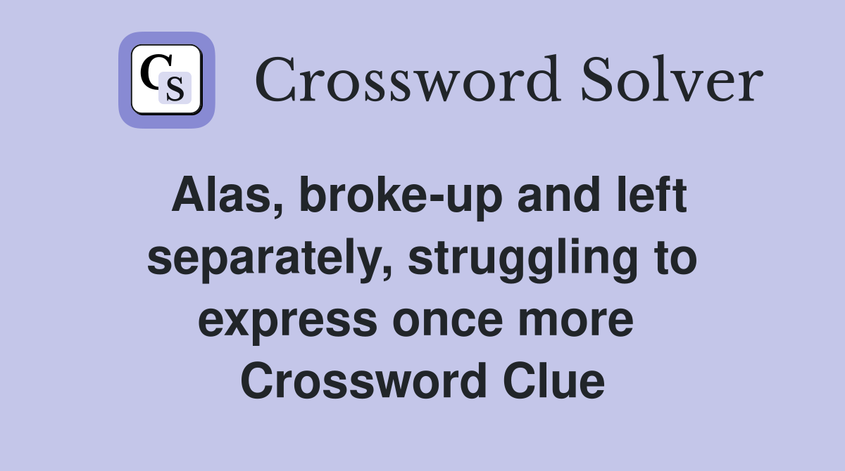 crossword clue once more