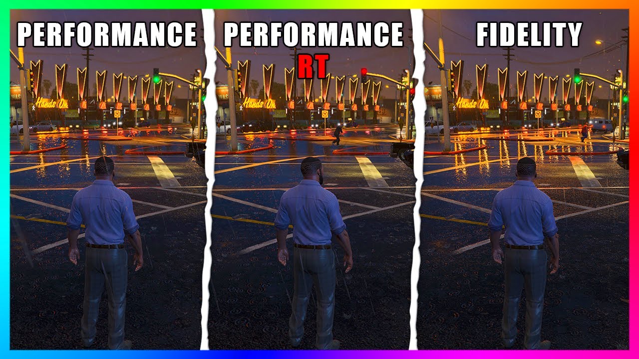 gta v performance vs performance rt