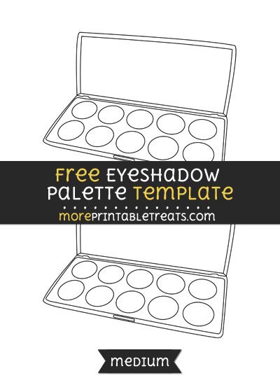 makeup palette template