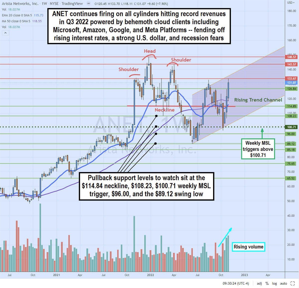 arista networks stock